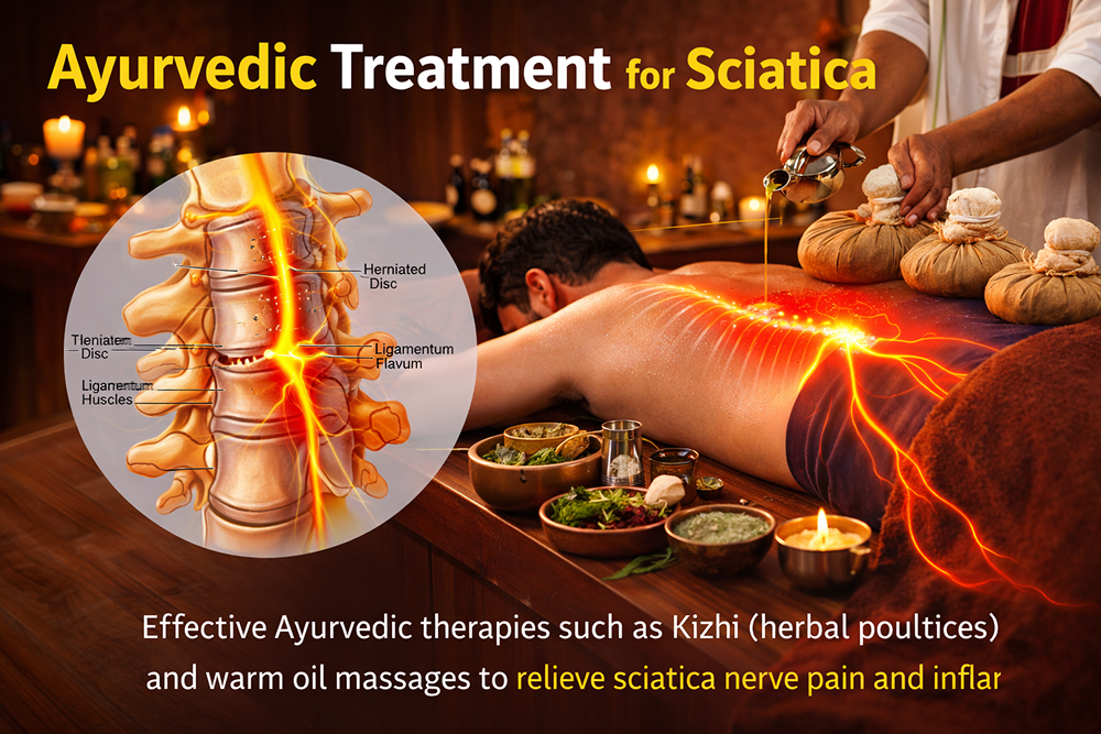 Sciatica Treatment in Ayurveda: Natural, Long-Lasting Relief Through Holistic Healing