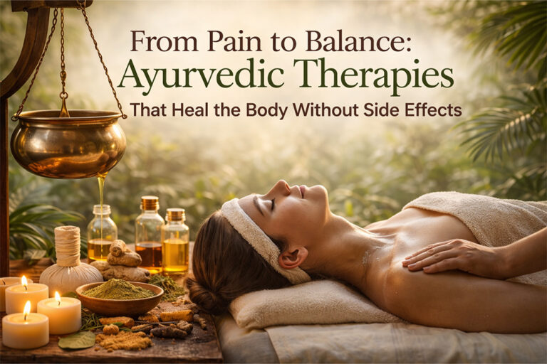 From Pain to Balance: Ayurvedic Therapies That Heal the Body Without Side Effects