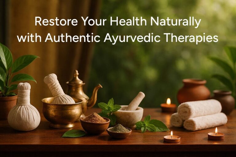 Restore Your Health Naturally with Authentic Ayurvedic Therapies